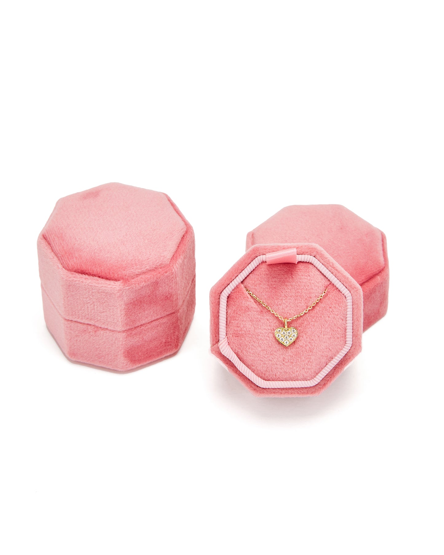 Jewelry case OCTATHEDRON 1, 25 pieces, Inlay choice: necklace/ear studs/creoles