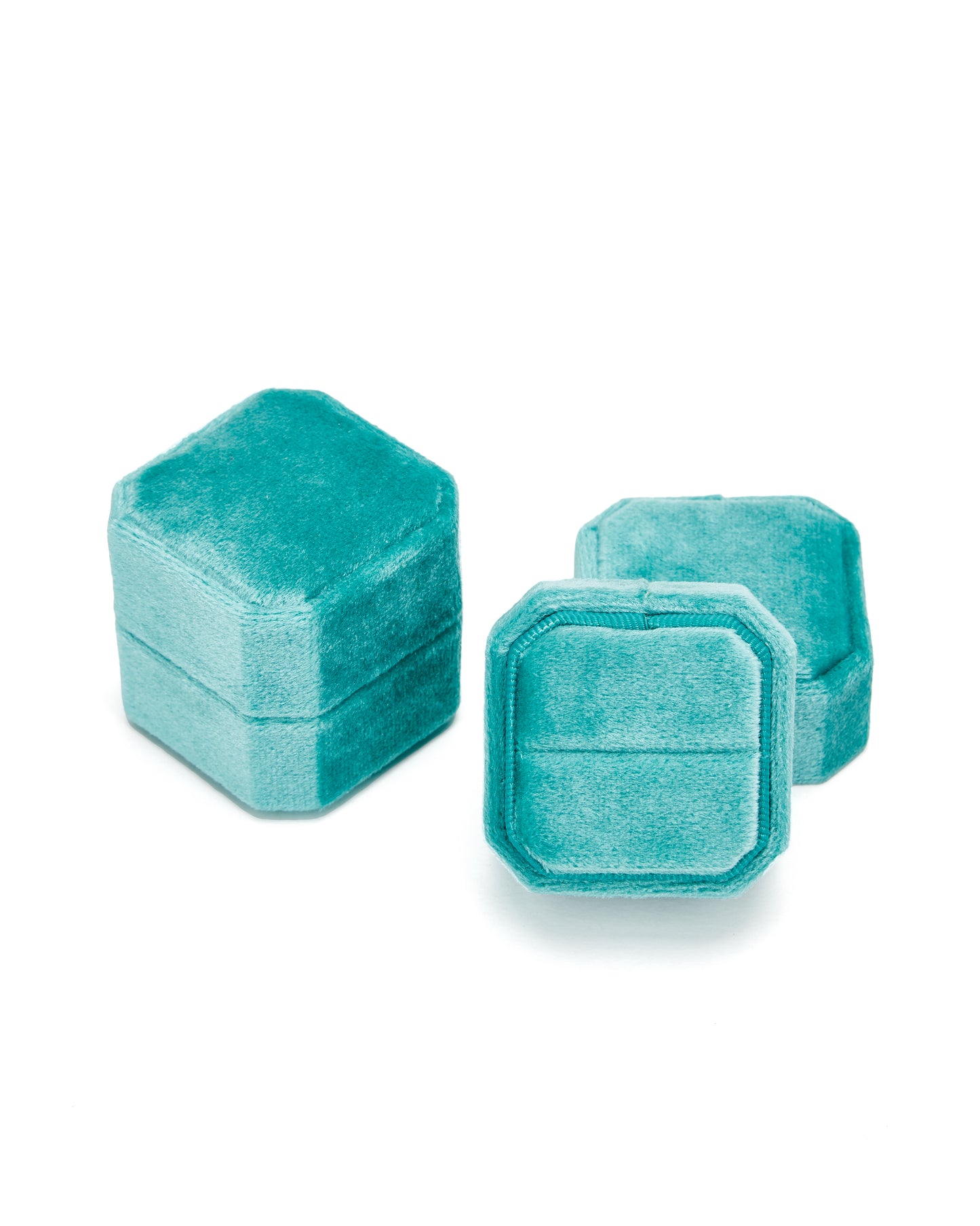 Jewelry case OCTATHEDRON 2, 25 pieces, Inlay choice: ring/ring pair