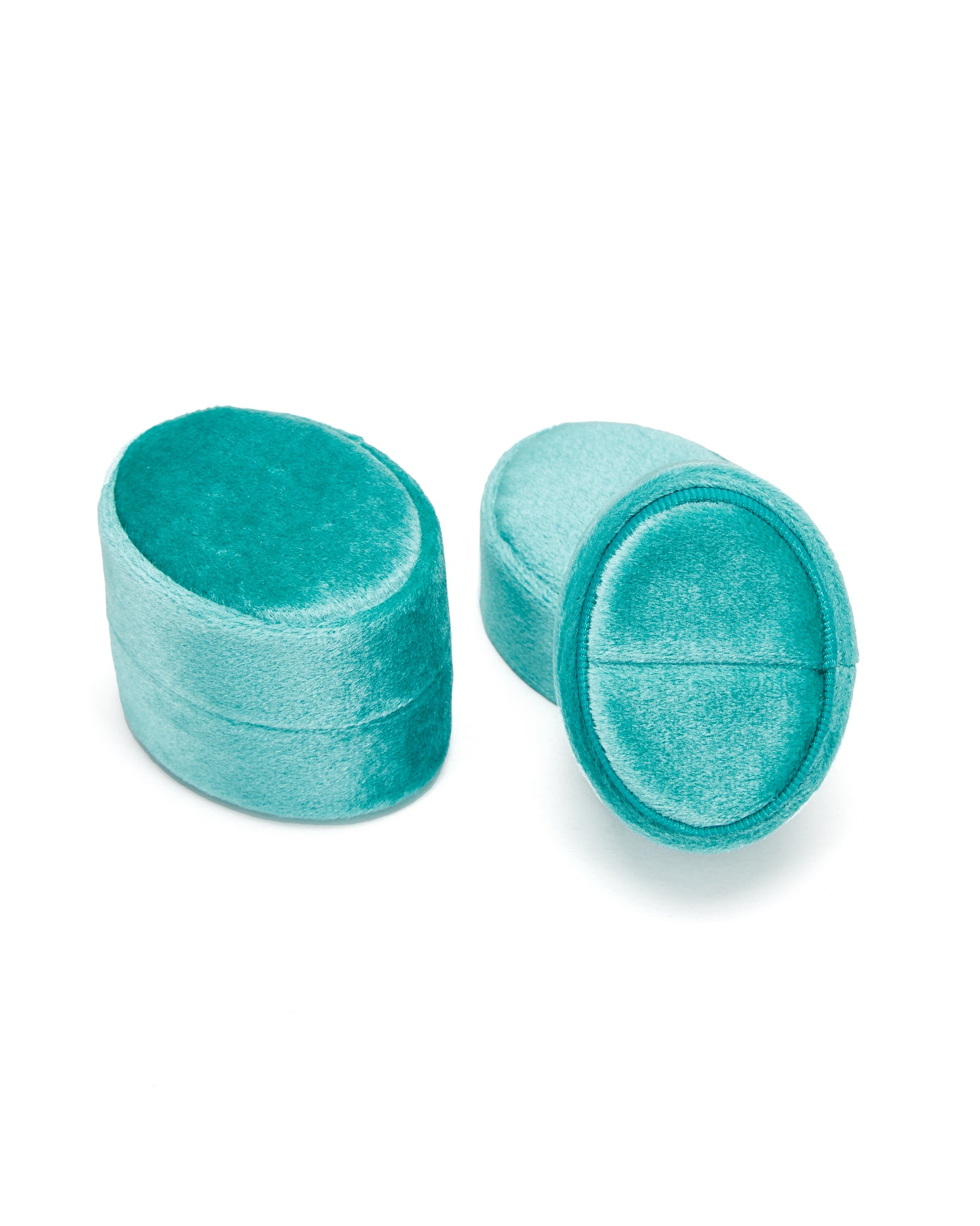 Jewelry case OVAL, 25 pieces, Inlay choice: ring/ring pair