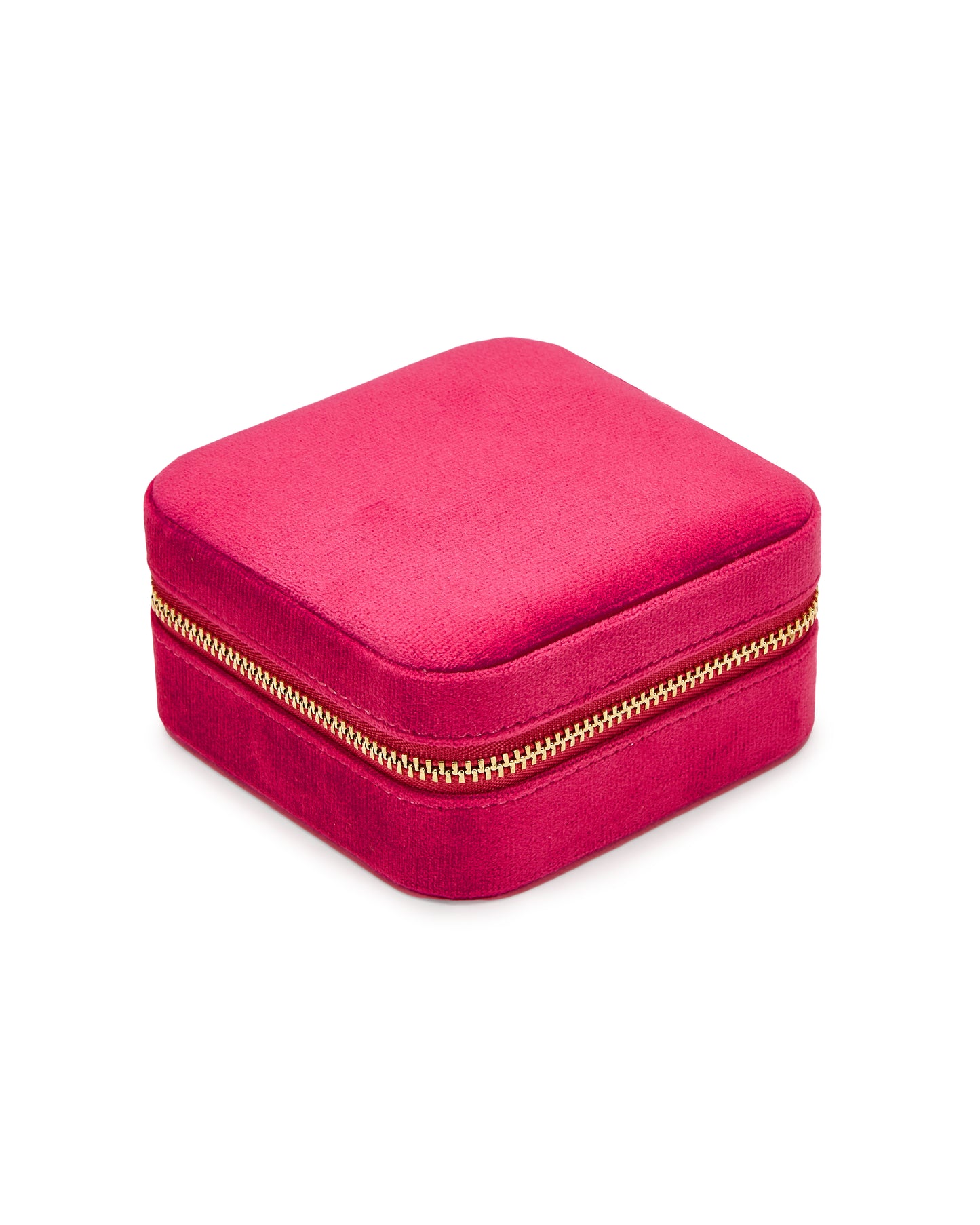 VELVET JEWELRY BOX col. framboise, directly orderable - Pack of 5 – Ready to Order