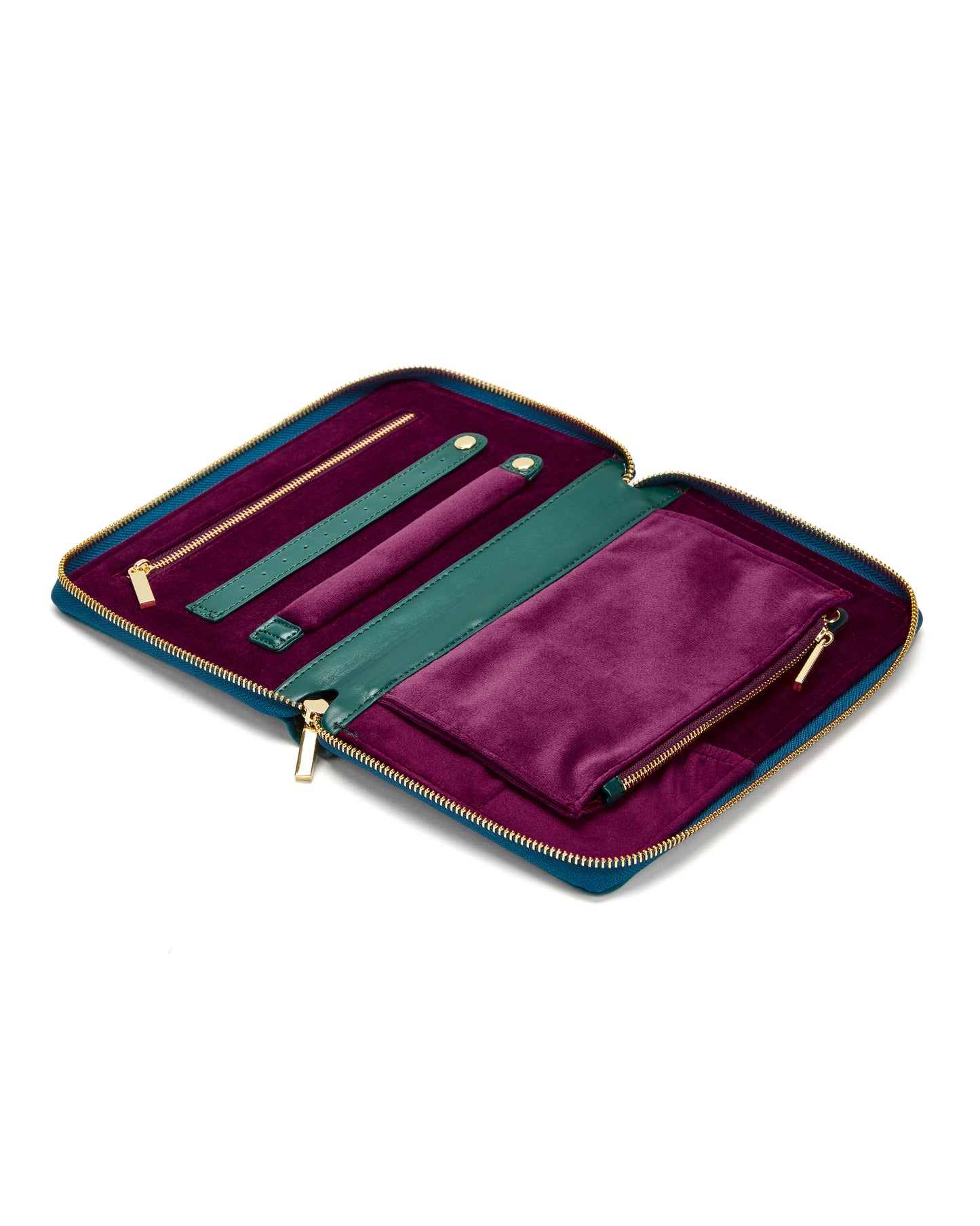 SCHMUCK CLUTCH col. emerald-blackberry, 2 Stück - direkt bestellbar