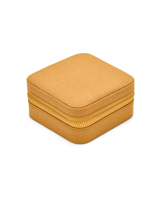 SAMT SCHMUCKKÄSTCHEN Leinen Edition col. golden mustard, 5 Stück - direkt bestellbar