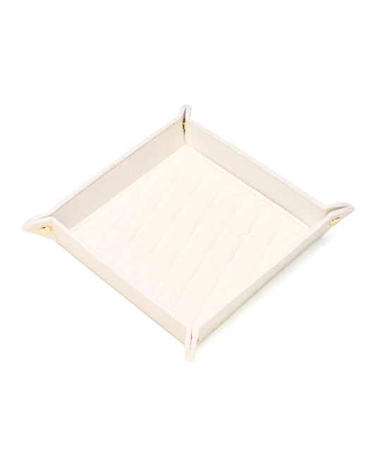 VALET TRAY (M) col. warm white, directly orderable - 10 pieces